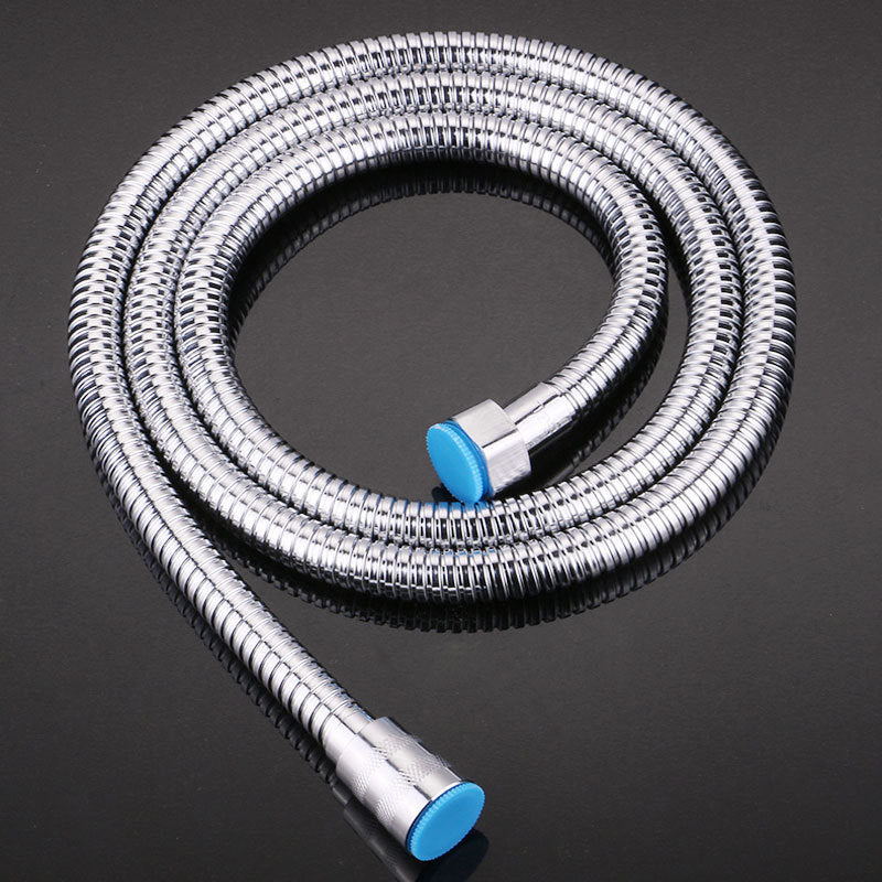 Stainless steel shower hose, explosion-proof shower head, electroplated metal hose, 1.5m/2/3m, thickened and reinforced.