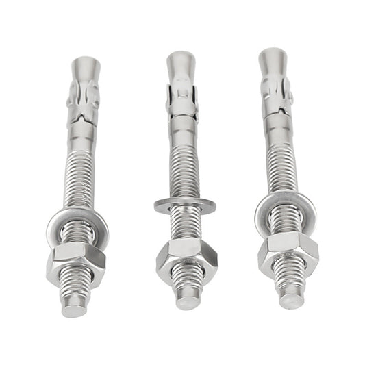 Stainless-steel expansion screws that burst expansion climbing nails; elevator railings and curtain wall expansion bolts
