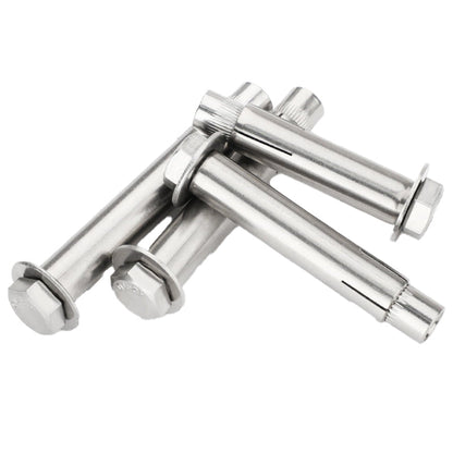 Stainless-steel built-in expansion screws: hexagonal on the outside, expansion-type bolts on the inside ¨C prone to internal explosion