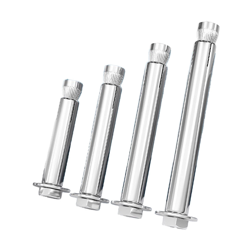 Stainless-steel built-in expansion screws: hexagonal on the outside, expansion-type bolts on the inside ¨C prone to internal explosion