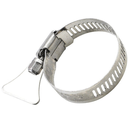 304 Stainless Steel Handle Hose Clamp, Pipe Fixing Clip, Buckle, Ring, and Tightening Device