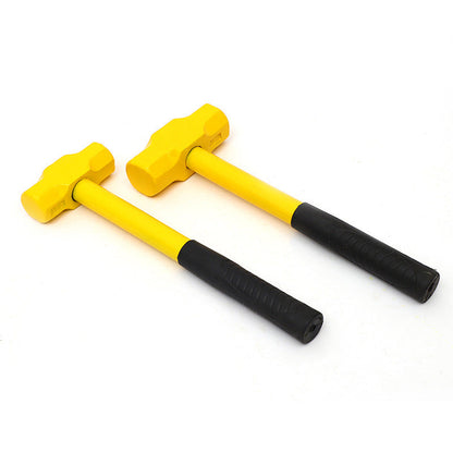 Steel pipe octagonal hammer, iron hammer, used on construction sites as a mallet or octagonal hammer