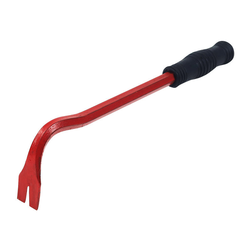 Carpenter nail puller, small carbon steel lever for removing nails from wooden boxes