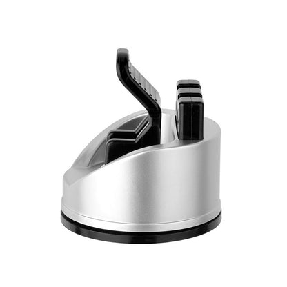 Mini Knife Sharpener, Stone for Quick and Fine Grinding, Cup-Chek Style for Chopping Knives