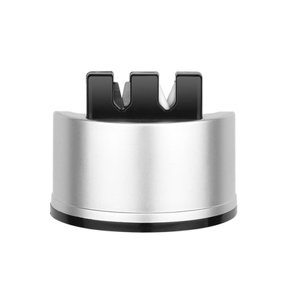 Mini Knife Sharpener, Stone for Quick and Fine Grinding, Cup-Chek Style for Chopping Knives