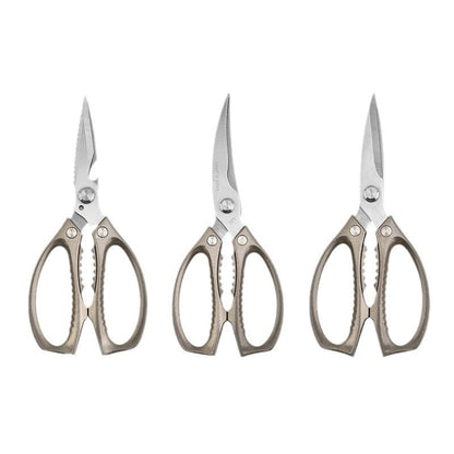 Stainless steel chicken bone scissors, multi-functional kitchen scissors ideal for grilling and bone cutting