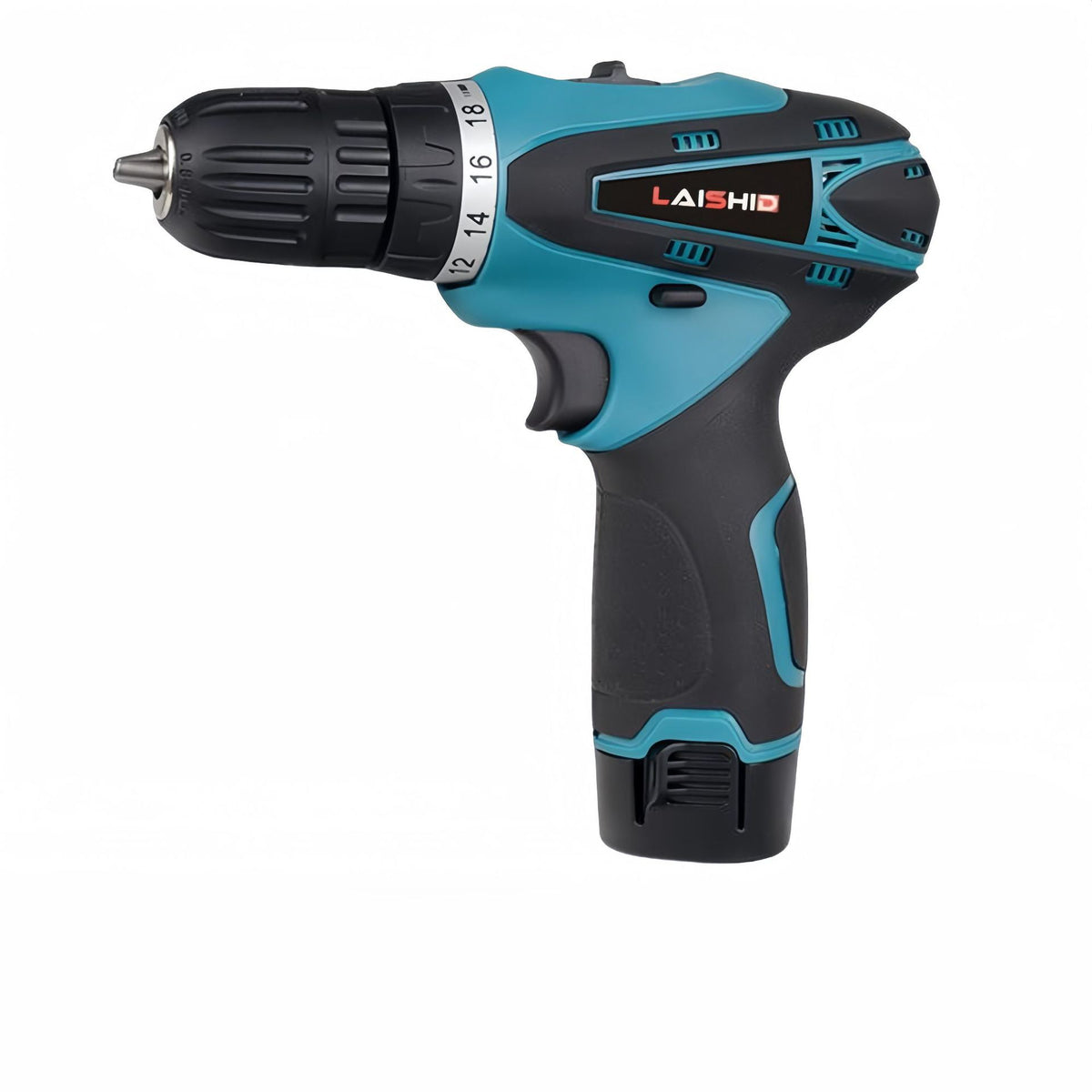 12V Blue Cordless Drill Lithium Battery Household Multi-functional Power Tool Set with Screwdriver and Flashlight