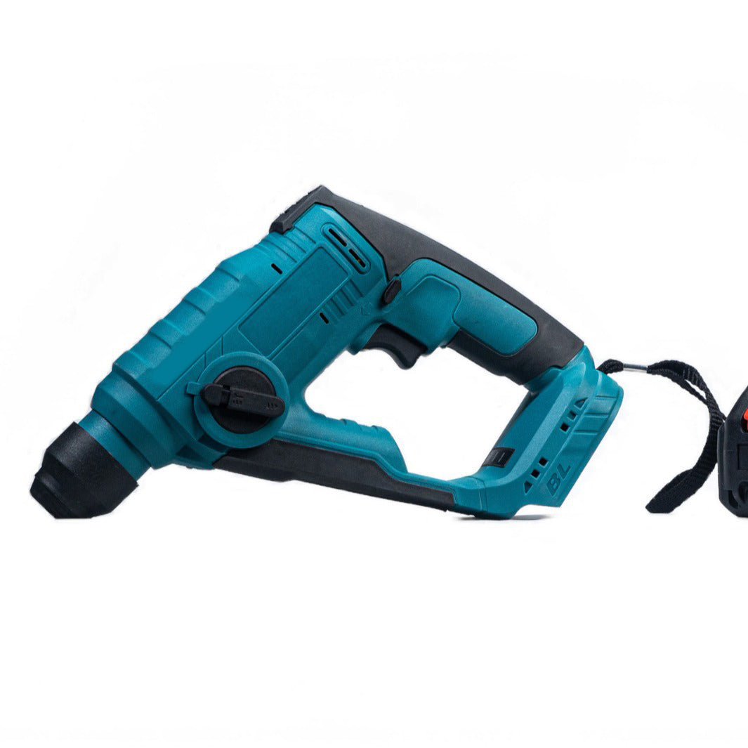 Lithium-ion brushless rechargeable lightweight hammer, household concrete mini set, multi-functional wireless pistol-style hammer drill, electric pickaxe