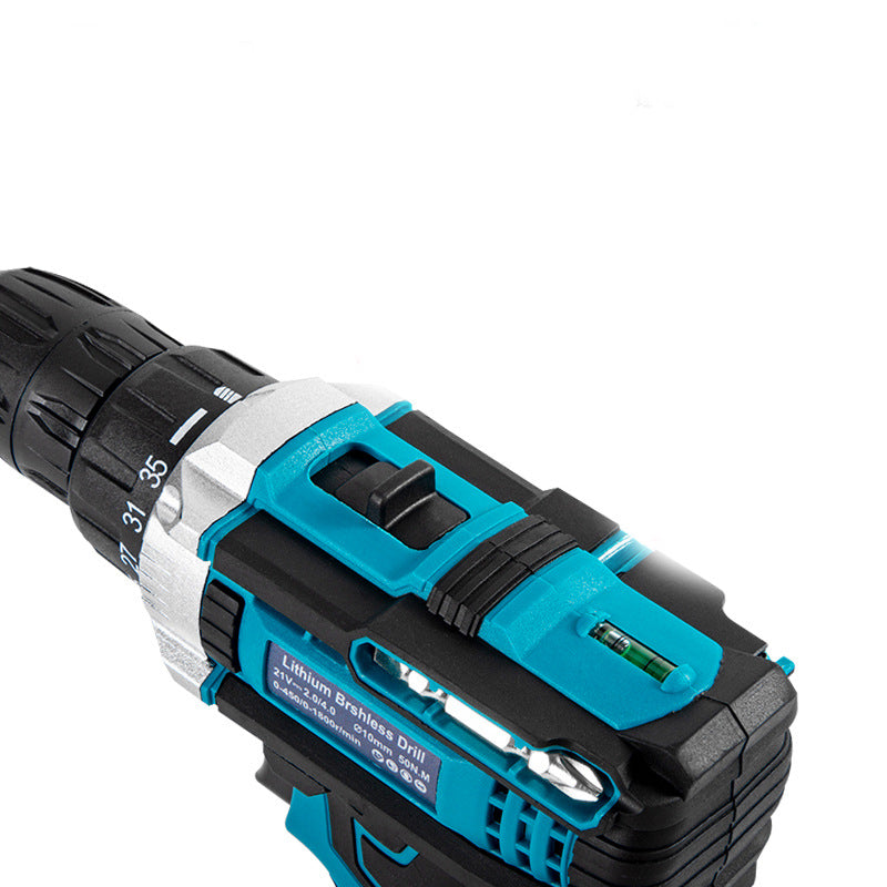 Wireless high-power lithium-ion hammer drill for wall drilling, hole drilling, expansion bolt installation, concrete and rock tools