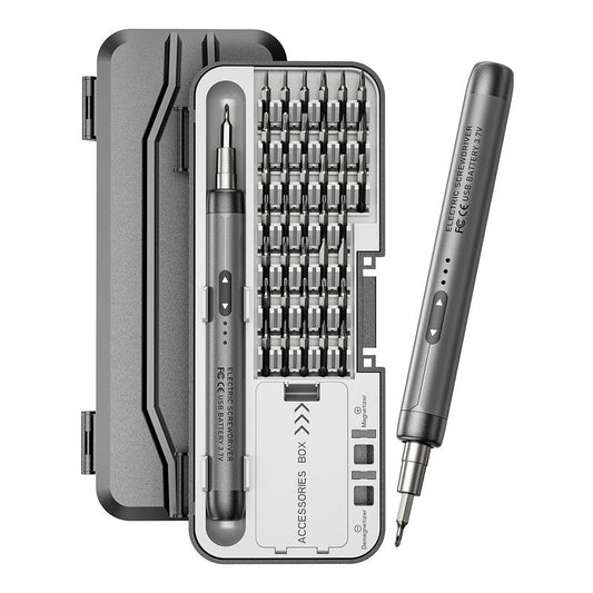 46-in-1 Miniature Precision Electric Screwdriver, Quiet, Durable, Rechargeable, High Torque, Home Repair Tool