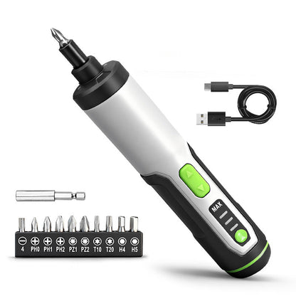 Electric screwdriver, rechargeable, mini electric drill, small electric screwdriver, lithium battery, automatic screwdriver.