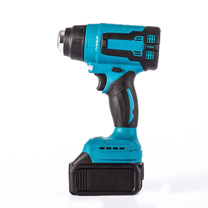Handheld lithium-ion hot air gun with LED, portable multi-functional thermoplastic gun, multi-functional cordless hot air portable