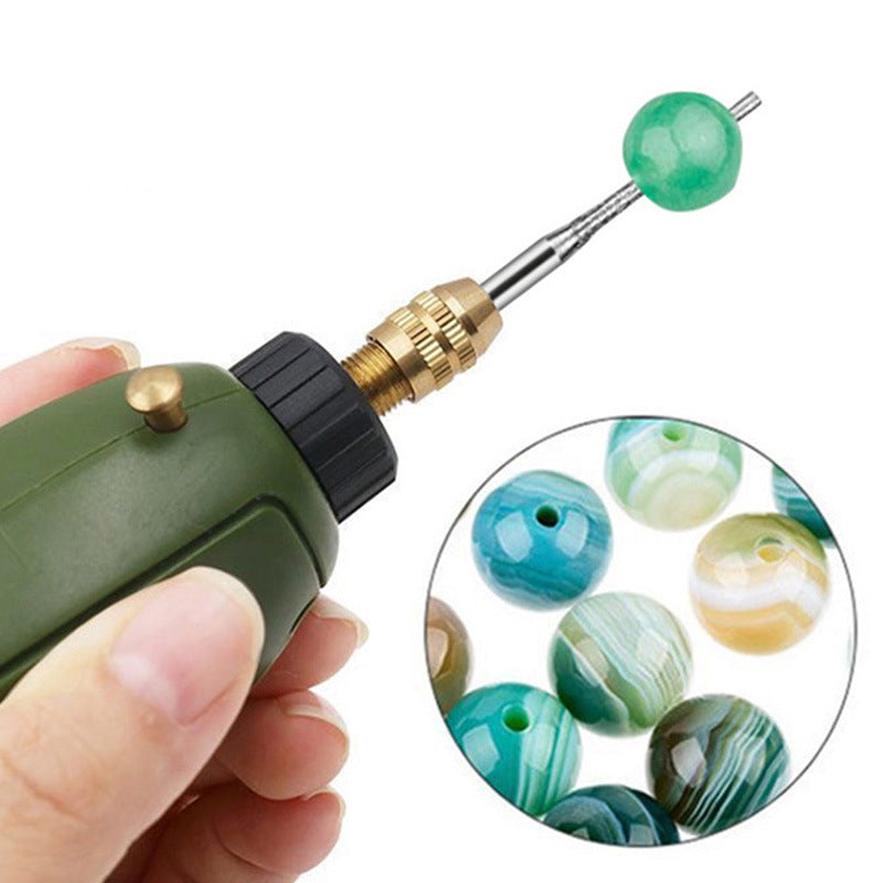 Carving drill bit for jade and agate, amber hole enlargement, electric grinding tool, jadeite grinding head extension needle.