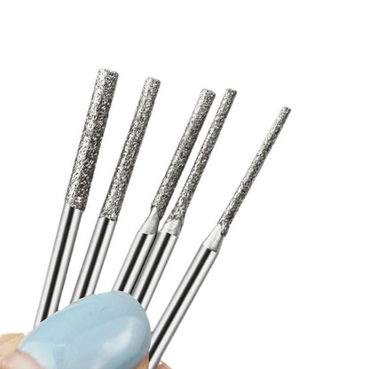 Carving drill bit for jade and agate, amber hole enlargement, electric grinding tool, jadeite grinding head extension needle.