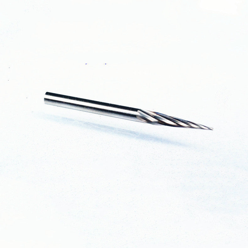 Electric grinder accessories M0313 tapered tip 3mm grinding head, M3*3 M43 carbide rotary file