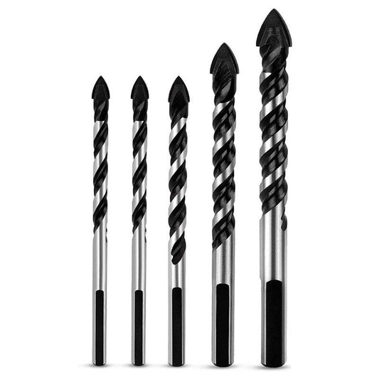 Twisted tile drill bit, glass ceramic concrete cement wall alloy twisted flat triangular drill bit