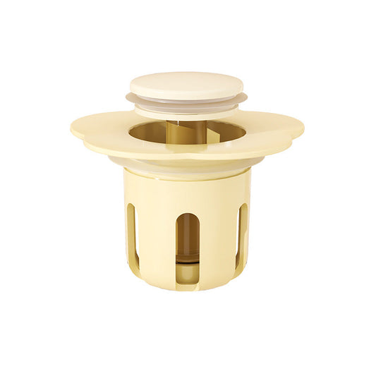 Universal washbasin drain plug, ceramic washbasin drainer, odor-proof pop-up core, push-button type washbasin accessories