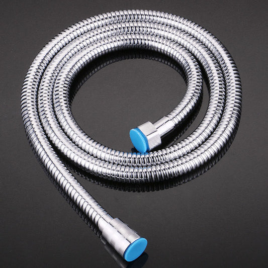 Stainless steel shower hose, explosion-proof shower head, electroplated metal hose, 1.5m/2/3m, thickened and reinforced.
