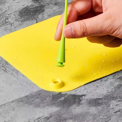 Bathroom hair filter, toilet drain hair catcher, anti-clogging and insect-proof floor drain sticker