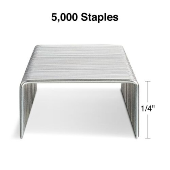 TRU RED Standard Staples 1/4" Leg Length 5000 Staples/Box TR58090