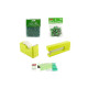 JAM Paper Green Stapler Tape Dispenser Staples Paper Clips & Binder Clips