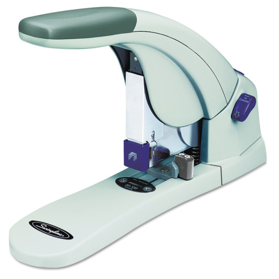 Swingline LightTouch Heavy-Duty Stapler Full Strip 120-Sheet Capacity Black/Gray