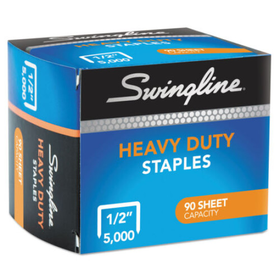 Swingline S.F. 39 Heavy-Duty 1/2" Leg Staples 90-Sheet Capacity 5000/Box 79392