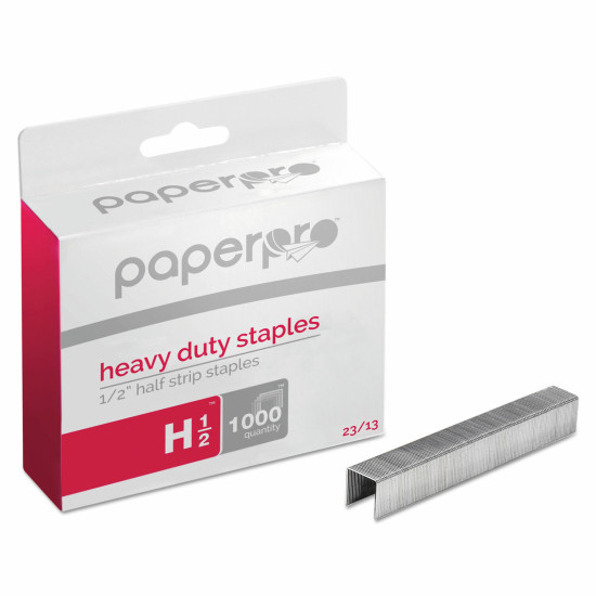 tch Heavy-Duty Staples 1/2" Leg Length 1000/Box 1913