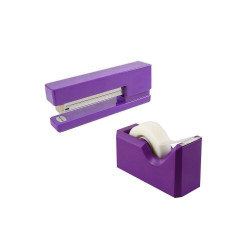 JAM Paper Desk Organizer Set Purple (3378PU)