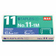 Max No. 11 Mini Staples for HD-11FLK 1/4" Leg 3/8"Crown Flat Clinch 1 000/Box