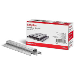 TRU RED Standard Staples 1/4" Leg Length 5000 Staples/Box 2/Pack TR58091