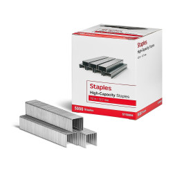 TRU RED High-Capacity Staples 1/2" Leg Length 5000 Staples/Box TR58094
