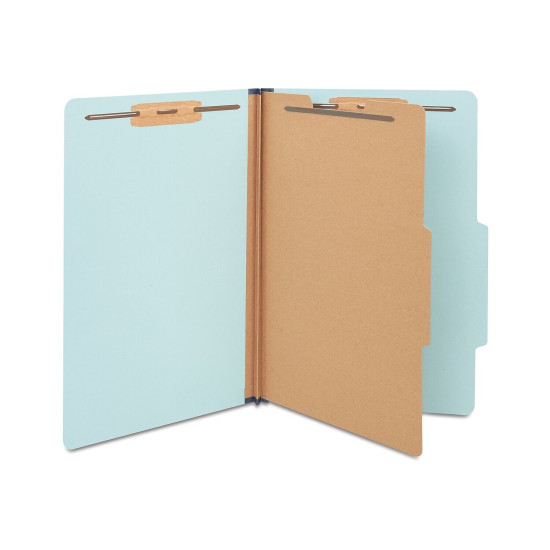 Staples Pressboard Classification Folder 1-Divider 1.75" Expansion Legal Size