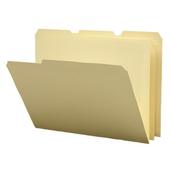 Smead Smd-10510 Heavyweight Poly File Folder - 9.5" X 11.62" 1/3 Tab