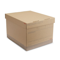 Staples Medium Duty 100% Recycled Storage Boxes Letter/Legal Size 12/Pack