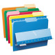 Pendaflex Interior File Folders 1/3 Cut Top Tab Letter Bright Assortment 100/Box