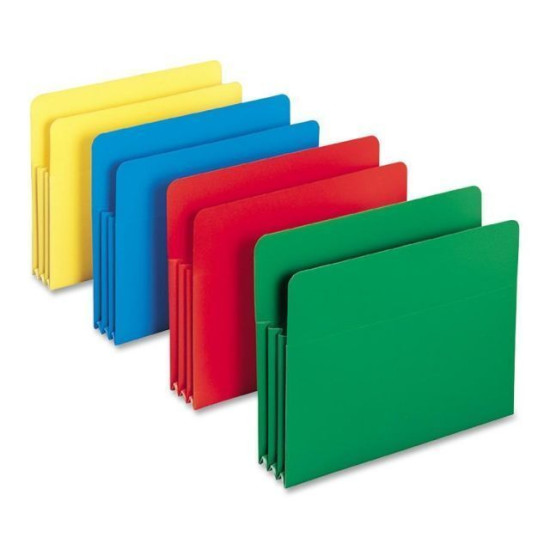 Smead Smd-73500 Tuff Pocket Poly Expanding File - 3.5" Expansion 8.5"