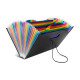 tions Plastic Accordion File 25-Pocket Letter Size Multicolor