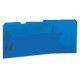 UNIVERSAL Deluxe Reinforced Top Tab Folders 2 Fasteners 1/3 Tab Legal Blue