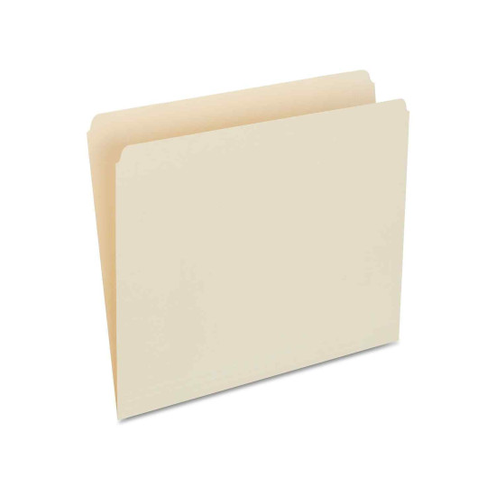 tions Manila File Folders Letter Single Tab 100/Box 116723