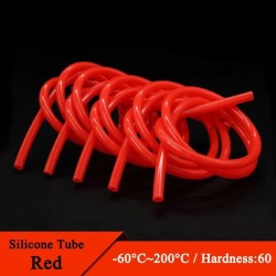 1 Meter Red Food Grade Silicone Tube Beer Milk Soft Rubber Hose Pipe 0.5mm-25mm