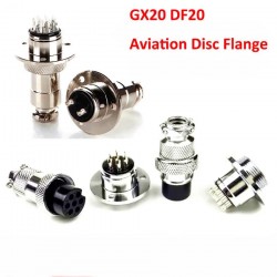 9/10/12 Pin GX20 DF20 Disc Flange Male+ Female Connector 