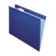 Pendaflex Reinforced Hanging Folders 1/5 Tab Letter Navy 25/Box 415215NAV
