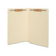 Staples End-Tab Fastener Folders with Reinforced Tabs Legal Size Manila 50/BX