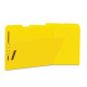 UNIVERSAL Deluxe Reinforced Top Tab Folders 2 Fasteners 1/3 Tab Letter Yellow