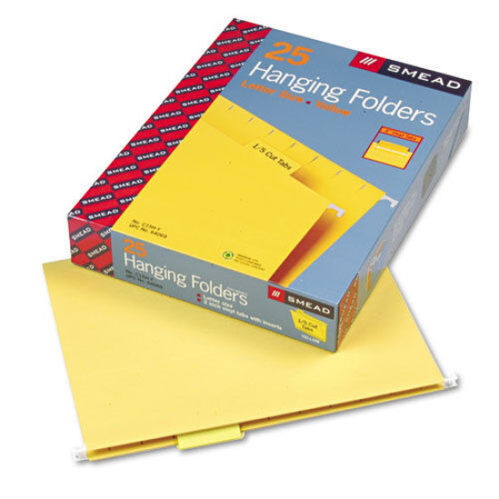 Smead Smd-64069 Colored Hanging Folder - 2" Expansion 1/5 Cut Tab 8.5"