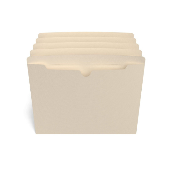 Staples Reinforced File Jacket Letter Size Manila 100/Box (TR293050)