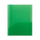 Staples Report Cover with 2 Pockets Plastic Green 26383 Each (26383)