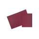 JAM Paper Two-Pocket Textured Linen Business Folders Burgundy 35113D