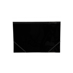 JAM Paper Plastic Paper Holder Action Case with Elastic Closure Legal 9 7/8 x 15